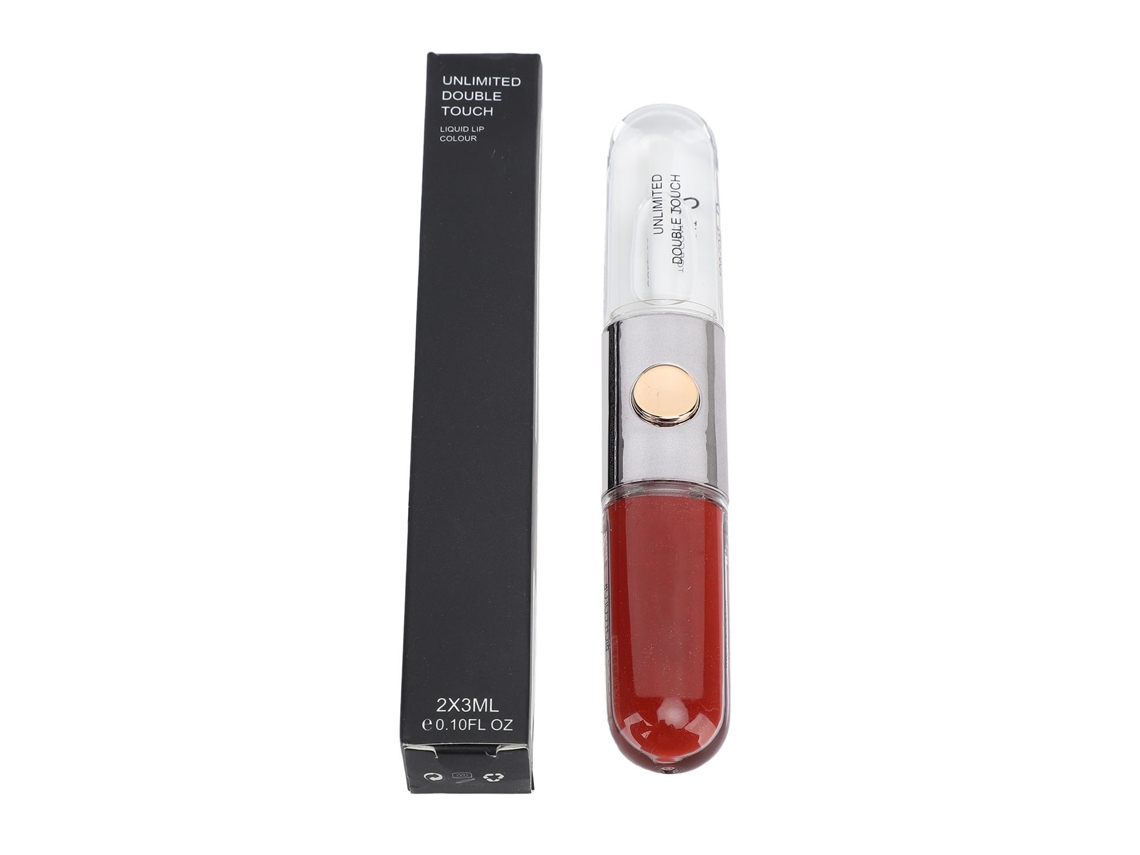 batons líquidos matte de 3ml, à prova d'água, hidratantes e de longa duração, com ponta dupla.