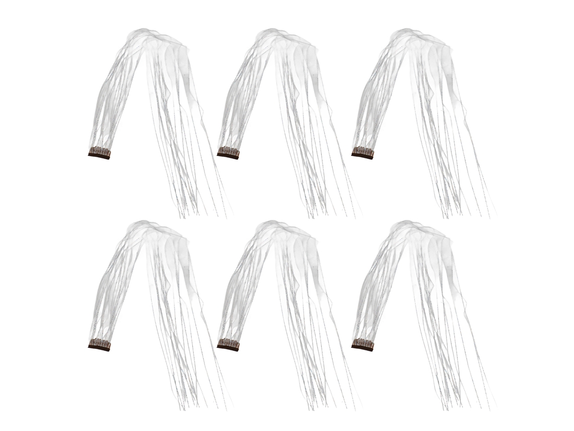 Fios De Cabelo Com Glitter Cortáveis Laváveis