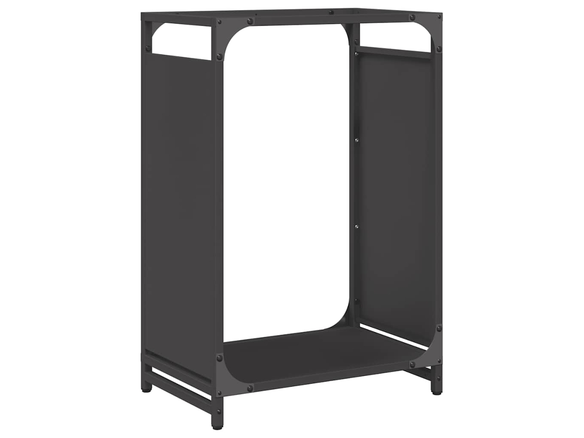 Firewood Rack, Firewood Racks Vidaxl Preto Aço (44 X 28 X 65 Cm)