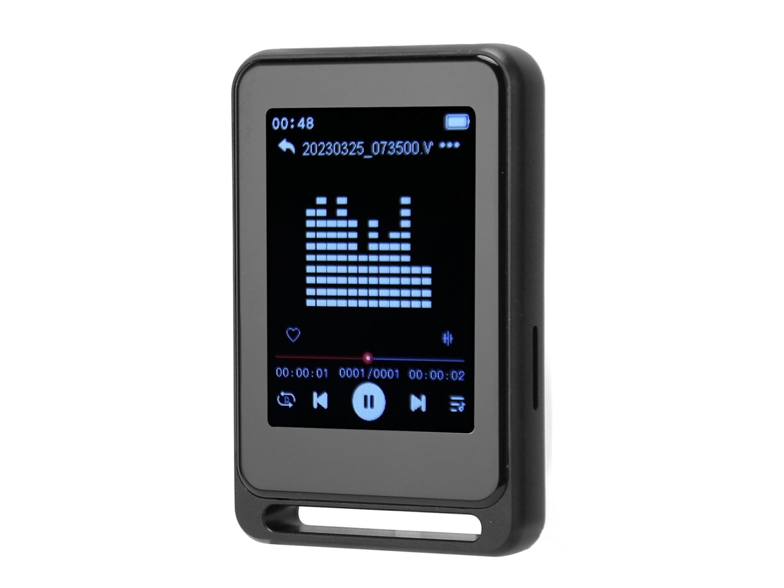 Leitor De Mp3 Com Tela Sensível Ao Toque 2,4 Polegadas, Conectividade