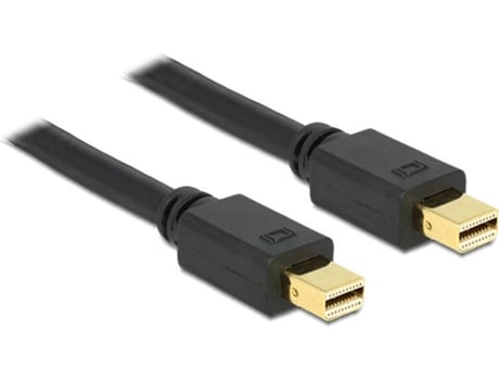 Cabo de Dados DELOCK (Mini DisplayPort - 1 m - Preto)