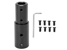 Extensor de Manillar Tubo de Alumínio para M365 1s Pro Pro 2 Essential Lite Negro com Polea S/MARCA