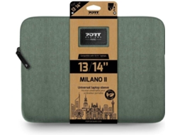 Mala para Portátil PORT DESIGNS Milano II Eco (14'' - Sage Green)