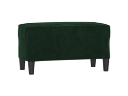 Bench, Benches Vidaxl Verde Veludo (70 X 35 X 41 Cm)