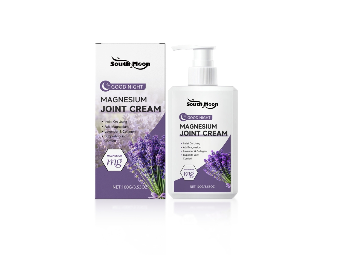 Creme de magnésio suavizante e hidratante para articulações