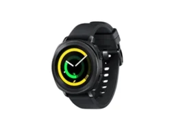 Relógio Inteligente Samsung Gear Sport Sm R600 43 Mm Preto Com Pulseira De Silicone Preta Tela L De 1,2 4 Gb Wi Fi, Nfc, Bluetooth…