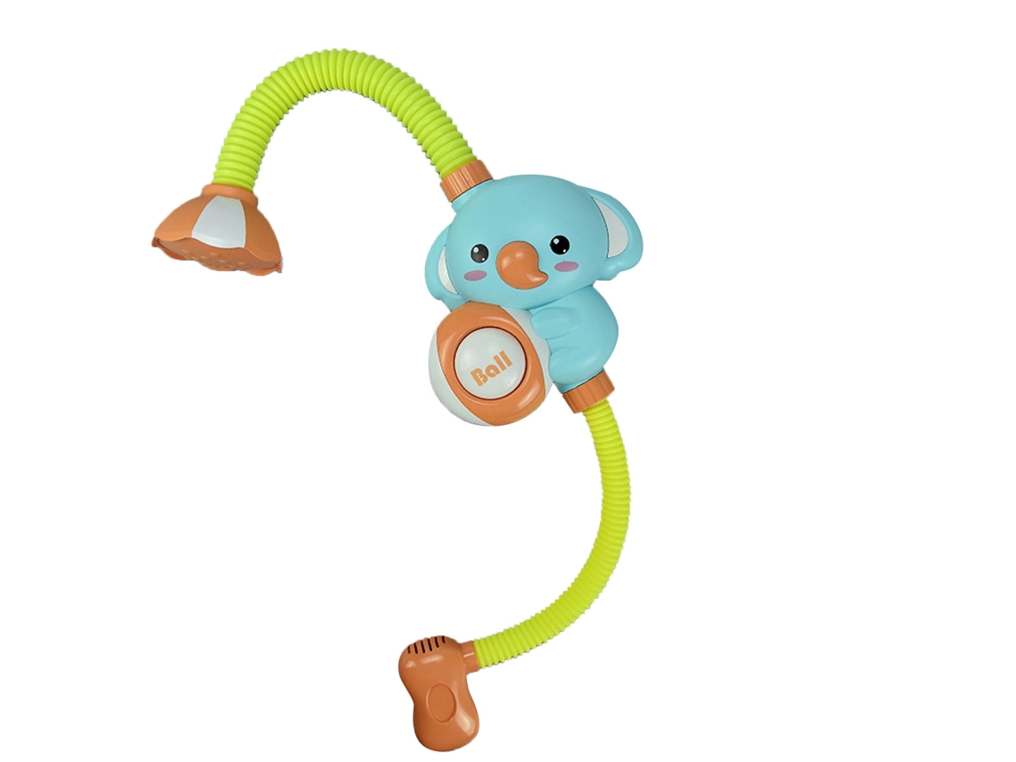Mali chuveirinha Infantil Elétrico com Personagem Desenho Animado para Banho Verde Claro