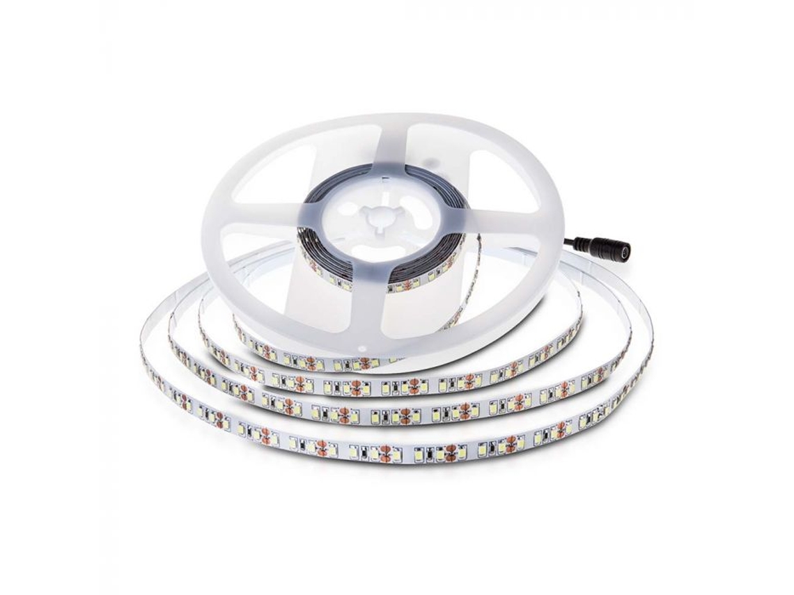 Fita Led 2835 120 8w/m 6500k Ip20 24v Duplo Pcb V Tac
