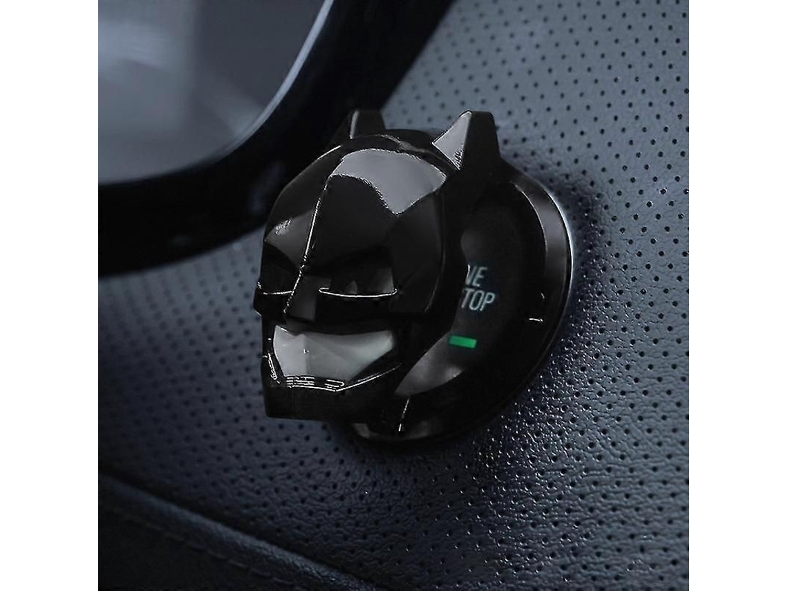 Capa De Botão De Partida/parada Rotativa 150°, Proteção E Decoração Para 90% Dos Veículos, Instalação Fácil Preto