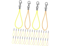 Conjunto de 200 Peças de Alças para Telefone com Mosquetão, Cordões e Alças de Segurança. SFUSHOS