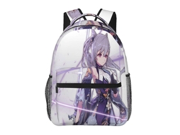Mochila De Estudante Genshin Impact J56, Leve E Durável, À Prova Dágua E Com Alça De Ombro Ajustável. Olysi Shop