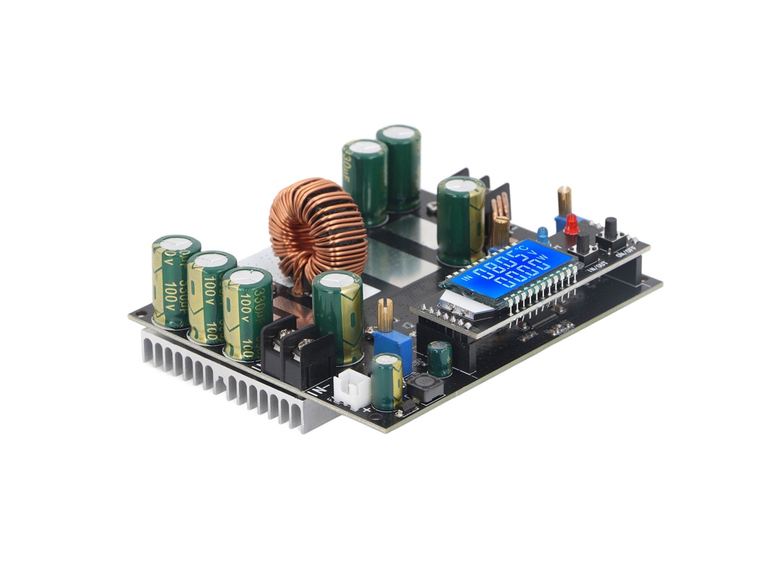 Módulo conversor buck boost com display led YURU