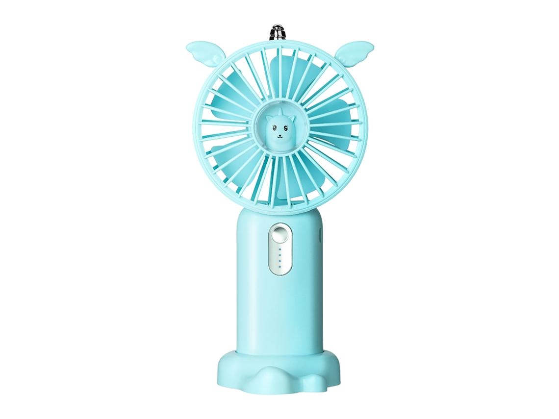 Ventilador Portátil Laxiscreed Azul Céu Com Alta Potência De Ar E Bateria De 4000ma