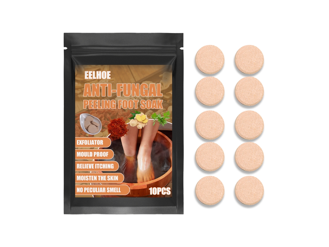 Comprimidos Banhos Pé Eelhoe Gengibre Exfoliante