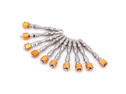 10pcs Conjunto De Bits De Parafusadeira Magnética Anti-deslizante Dupla 65mm