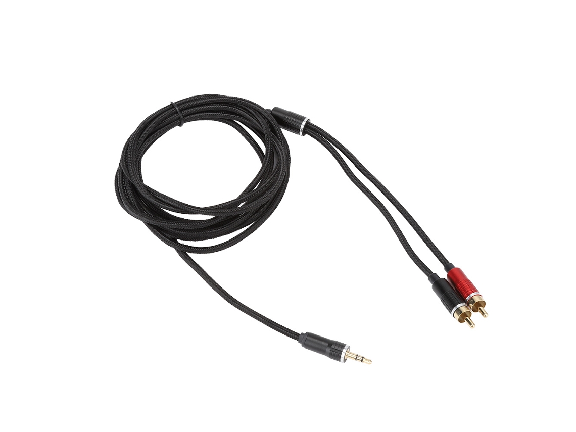 Cabo Av 3.5mm Para 2rca Transmissão Áudio Vídeo