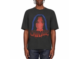 Rockinstone Carrie Movie Face Carrie Solid Smoke Adult T-shirt Size:l