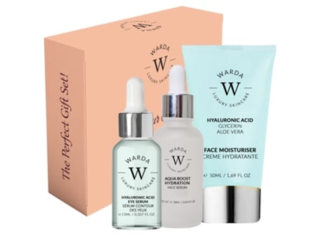 Kit Aqua Boost Hidratante Sérum Olhos Sérum Facial Aqua Boost Warda Skincare