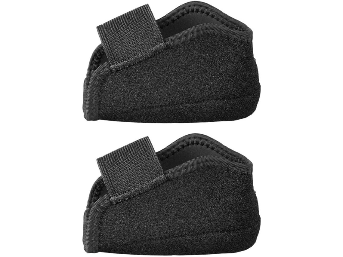 Protetor De Calcanhar Tamanho G 41-45 2cm, Par De Almofadas Gel Antiderrapantes Com Absorção Impacto, Capa Protetora