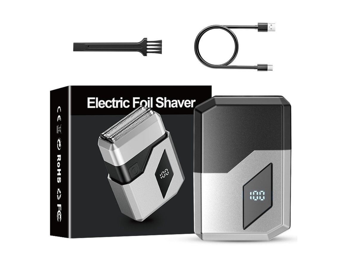 Barbeador Elétrico com Visor Digital, Totalmente Lavável MDUG (cor Panda)