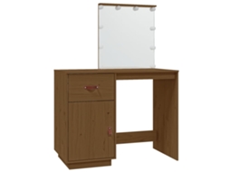Dressing Table, Dressing Tables Vidaxl Marrom Madeira De Pinho (n/a)