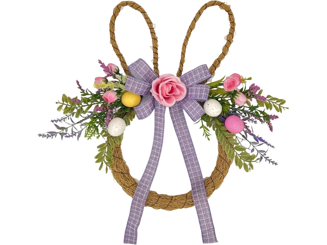 Guirlanda De Páscoa Para Porta De Entrada - Decoração Festiva De Primavera |