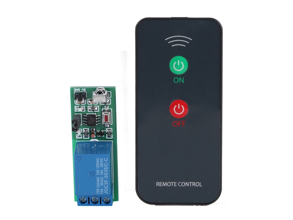 Módulo Mali de Relé de Controle Remoto Infravermelho 5V, One Way, com Controle IR