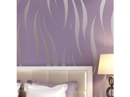 Papel De Parede Moderno Em Relevo 3d, Não Tecido, Para Quarto E Sala De Estar