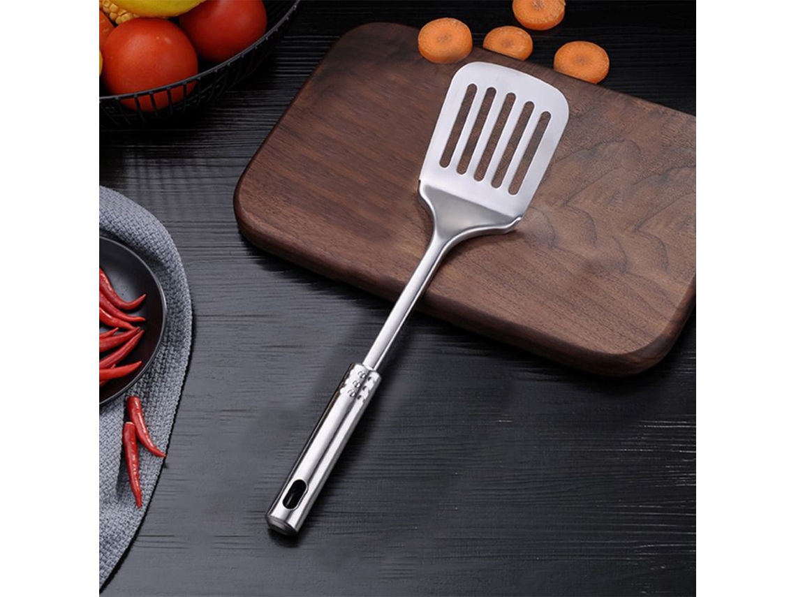 Espátula Para Bifes E Carne De Alta Temperatura - Utensílio Em Aço Inox Para Grelhados E Churrasco