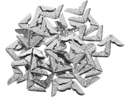 40 Peças De Moedas De Proteção Metálica Vintage Argenté Para Álbuns Fotos E Scrapbooking