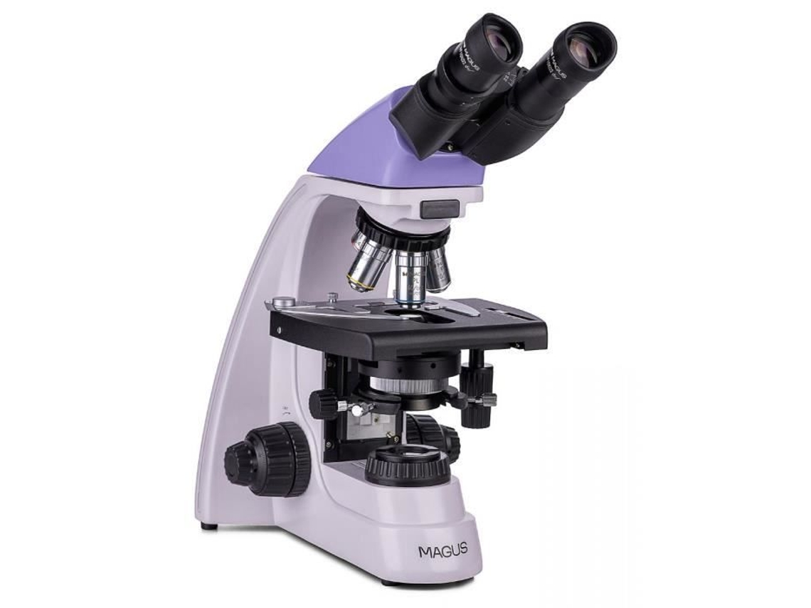 Microscópio Biológico LEVENHUK Magus Bio 250B para Laboratório Pesquisa e Ensino