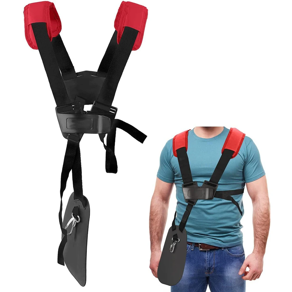 Arnês De Ombro Duplo, Em Nylon, Ajustável E Acolchoado, Compatível Com Stihl Fs Km, Ajuste Ergonómico Para Sessões Prolongadas