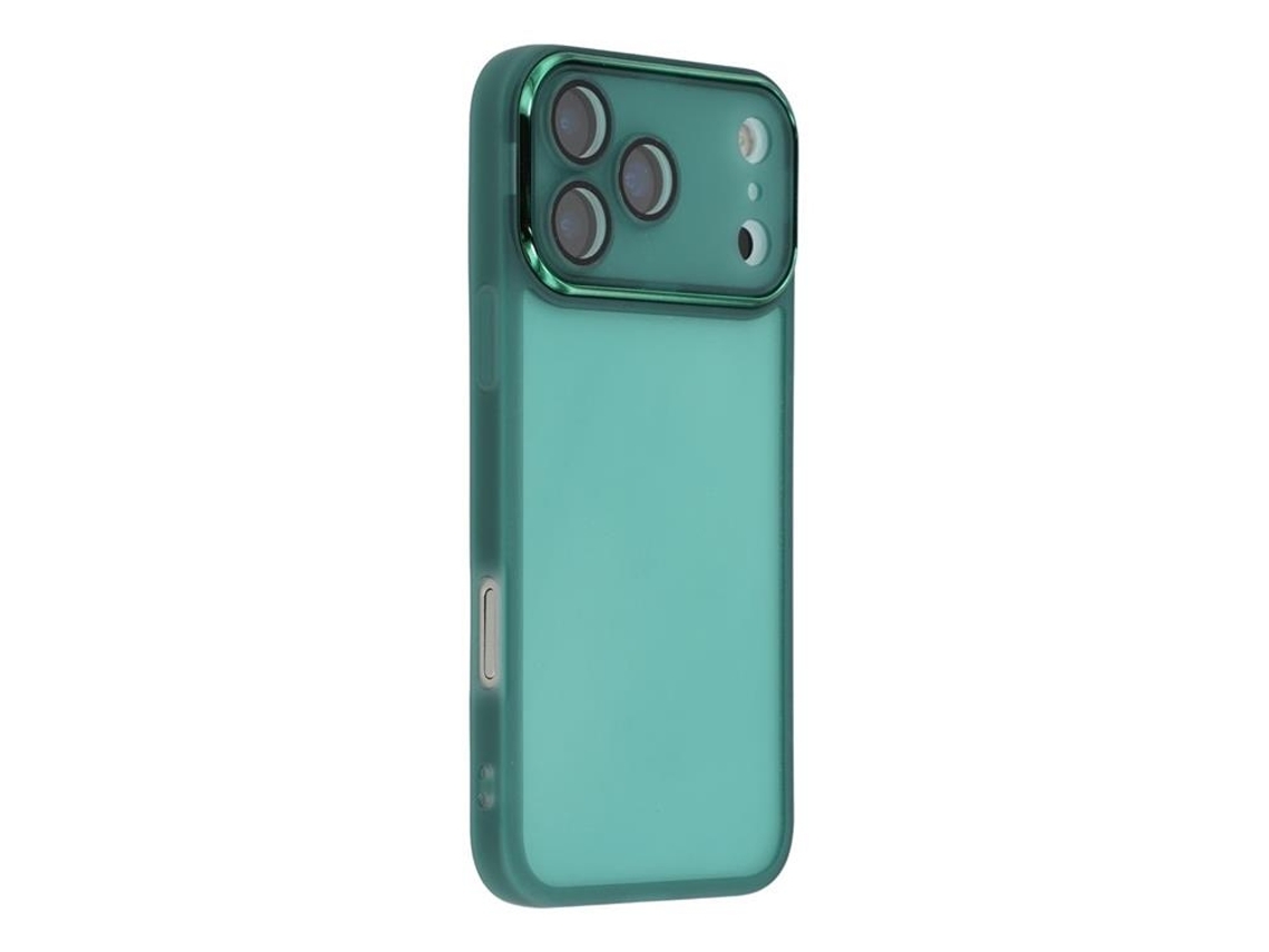 Capa Para Iphone 17 Pro Com Moldura De Câmera Eletroplaqueada - Verde
