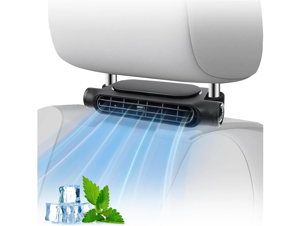 Ventilador De Carro Com 3 Velocidades, Ventilador Usb Silencioso, Ar Condicionado Portátil Para Vans, Suvs E Trailers