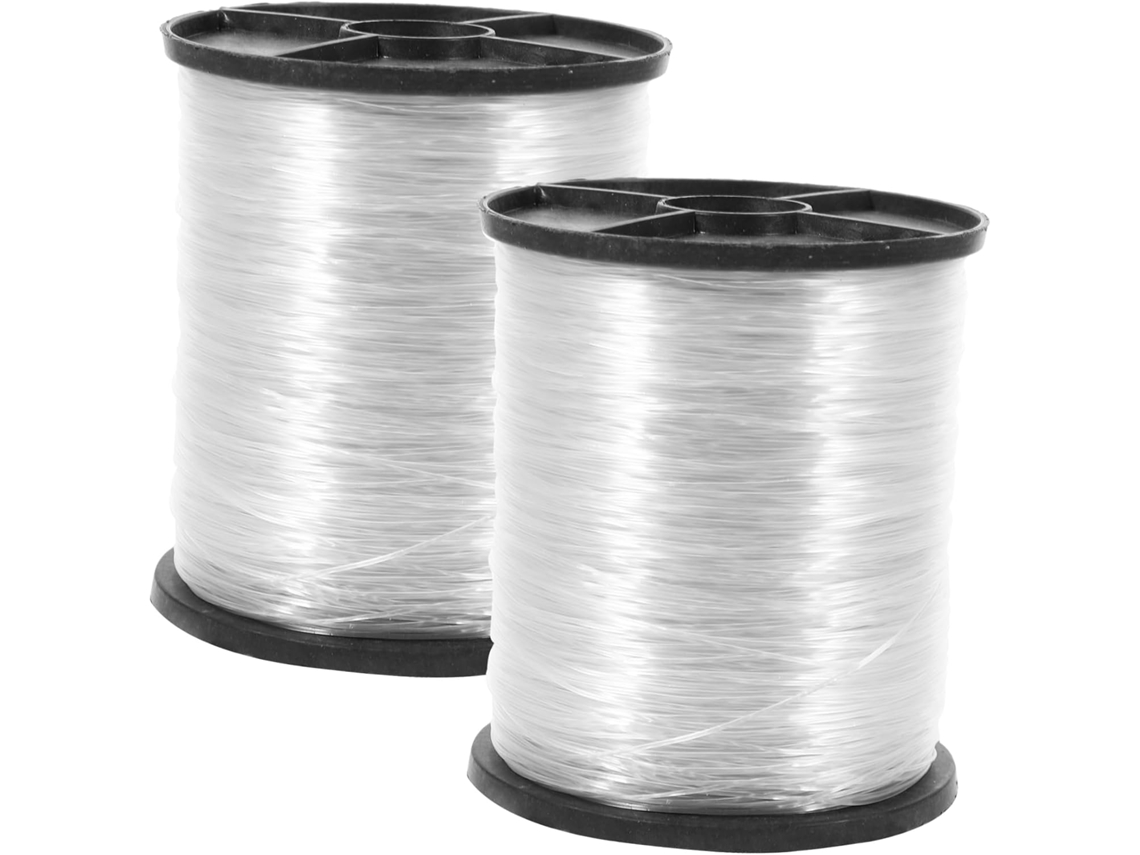 Uonlytech 2 Rolos De Fio Invisível Para Pendurar Quadros E Luzes Cordão