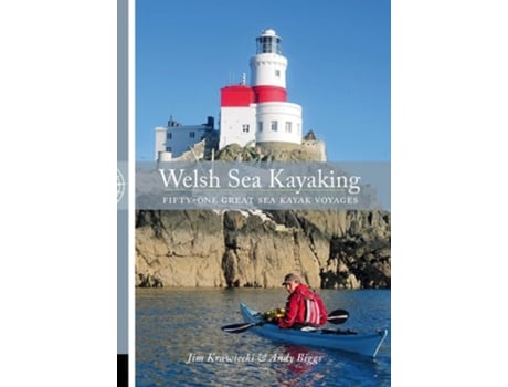 Livro Welsh Sea Kayaking de Jim Krawiecki e Andy Biggs (Inglês)