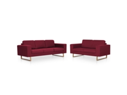 Sofa, Sofas Vidaxl Vermelho Tecido (n/a)