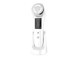 Massageador Facial Lifting 5 Modos Rejuvenescedor Aparelho de Limpeza Beleza Branco GOKOCO