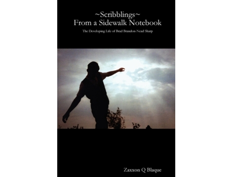 Livro Scribblings From a Sidewalk Notebook Zaxxon Q Blaque (Inglês)