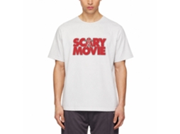 Rockinstone Scary Movie Logo White T-shirt Size:l