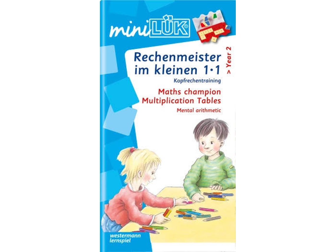 Livro mini LÜK Rechenmeister im 1 x 1 Kopfrechentraining ab Klasse 2. de Michael Junga (Alemão)
