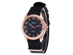 Relógio Feminino de Quartzo com Pulseira de Lona Estilo Simples Fashion para Mulher