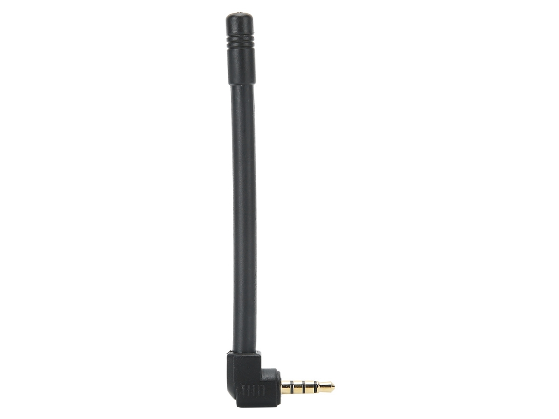 Antena De Rádio Fm Externa De 3,5mm Em Ângulo Retto Para Mini Caixa De Som Áudio Ao Ar Livre