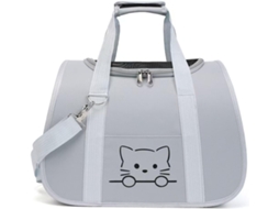 Mochila para Cães e Gatos, Respirável, Impermeável, Cinza AQUAFORGE