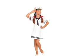 Fato de Menina WIDMANN Marinheira Branca em Vestido (Tam.: 2 a 3 anos)