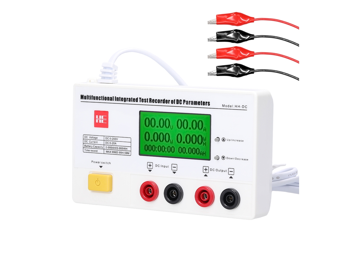 Testador digital de lâmpadas solares fotovoltaicas LED com registrador de parâmetros CC, alta precisão, multifuncional S/BRAND
