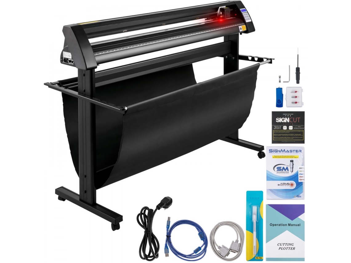 Plotter De Corte De Vinil Semi Automático 1350 Mm Com Sensor Óptico, Software Signcut, Corte Preciso Até 3 Mm Tekmaquinas