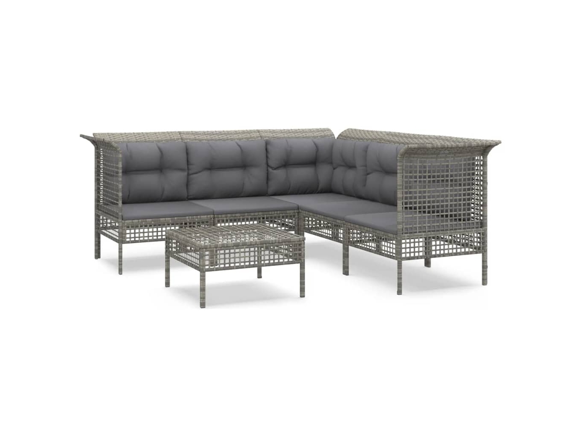 Garden Lounge Set, Garden Lounge Sets Vidaxl Cinzeto Rattan / Vime (n/a)