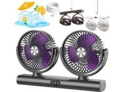 Ventilador De Mesa Sem Hélices, Oscilante 120 Graus, Portátil,