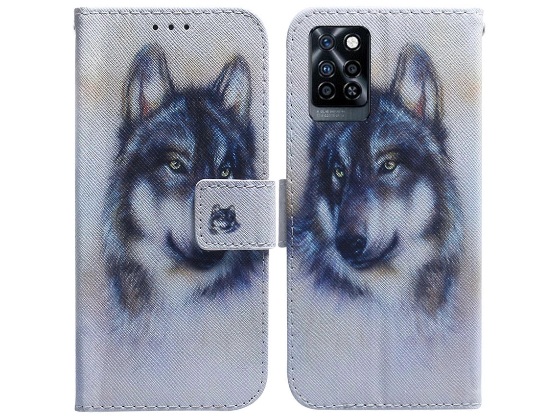 Capa De Celular Em Couro Com Desenho Colorido Para Infinix Note 10 Pro X695